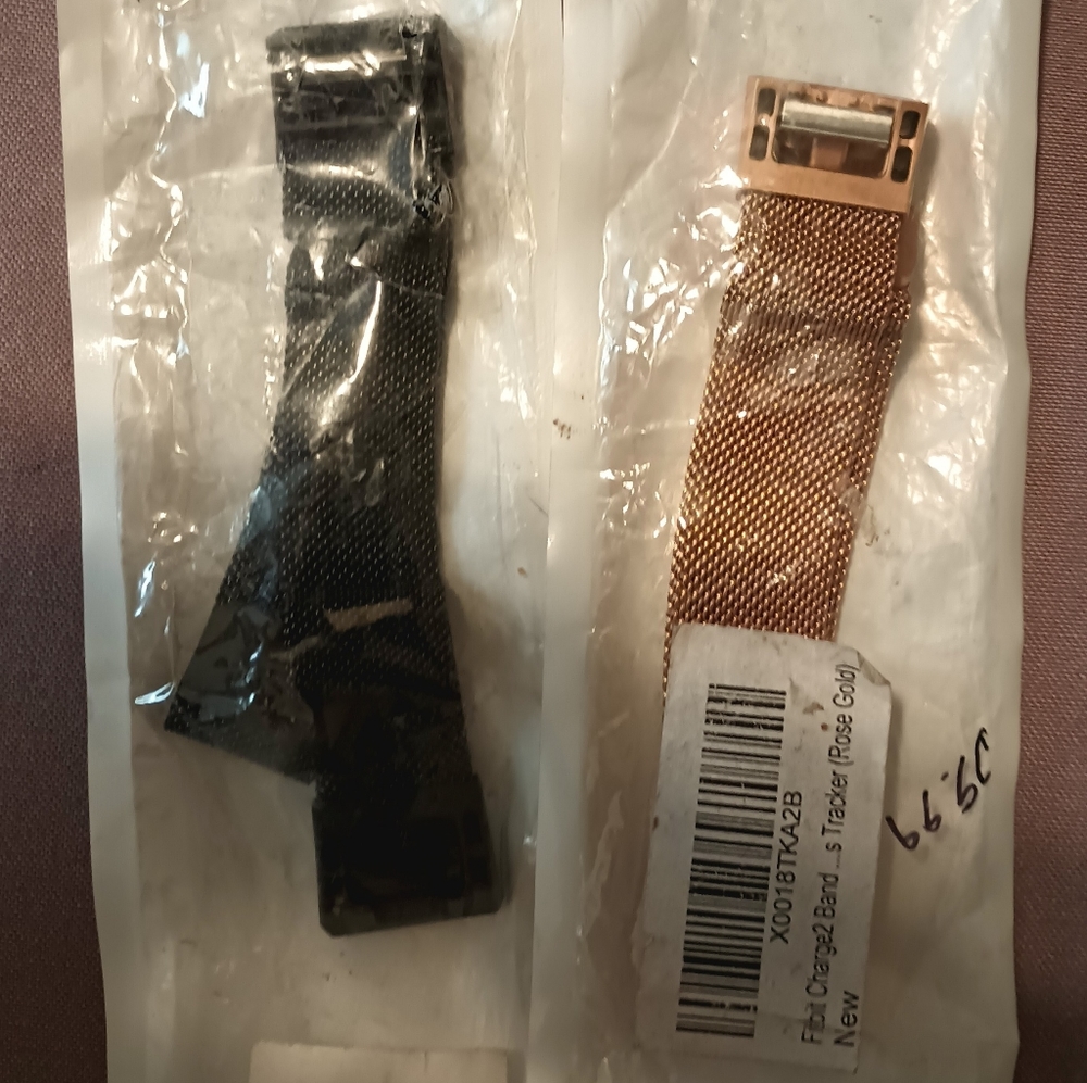 3 Apple Compatible Watch Bands 2m Metal and A Tan Leather Band 42/44